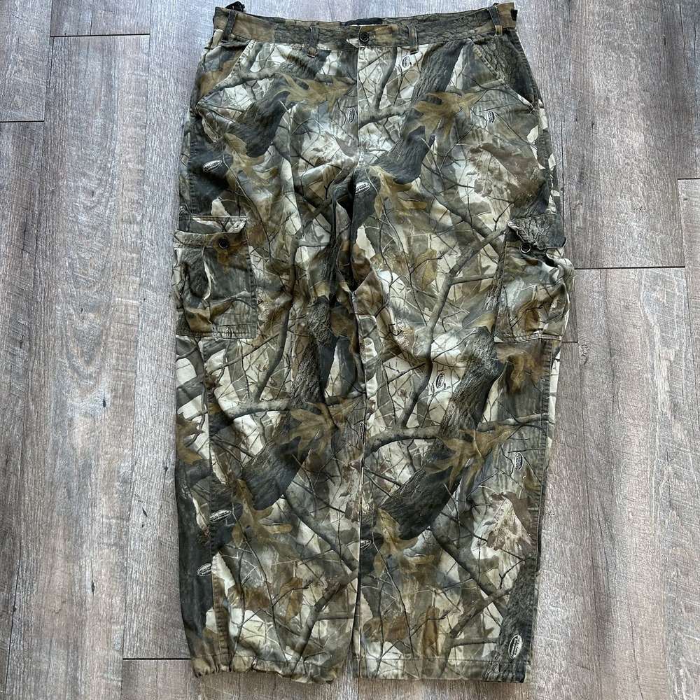 Outfitters Ridge Camo Pants Men's XL 40x31 Brown Realtree Hardwoods Cargo
